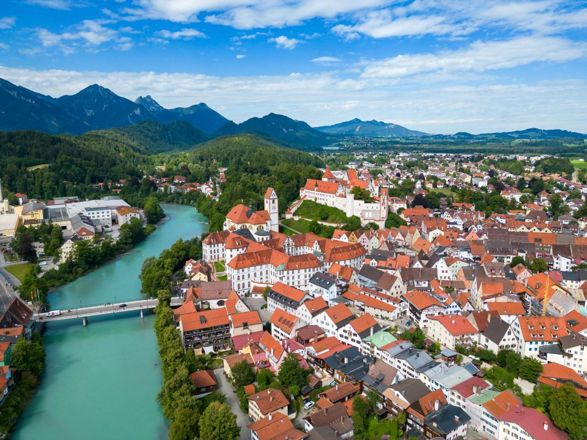 Ferienwohnung Schlossblick City II Füssen Exterior foto