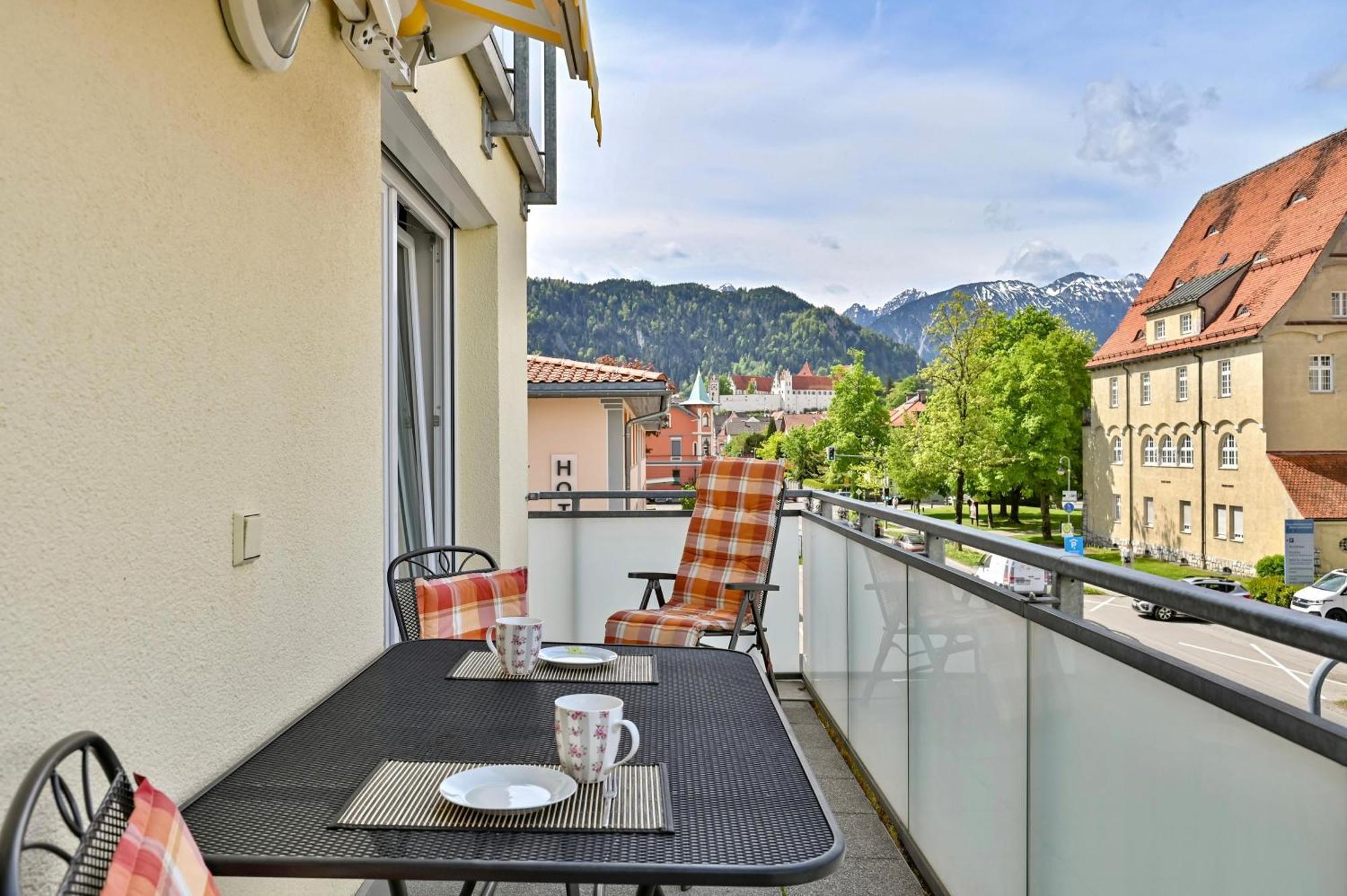 Ferienwohnung Schlossblick City II Füssen Exterior foto